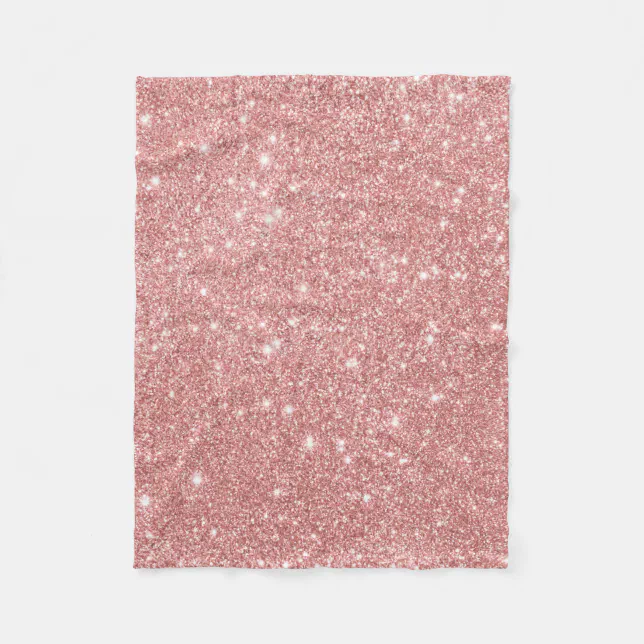 Champagne Gold Glitter Pattern Print Hooded Blanket