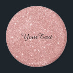 Elegant Chic Luxury Faux Glitter Rose Gold Magnet<br><div class="desc">Elegant Chic Luxury Faux Glitter Rose Gold.

Designs for any Occasion. More designs and matching items are available at my store. - http://www.zazzle.com/designbylang* - 
Thanks for visiting! "</div>