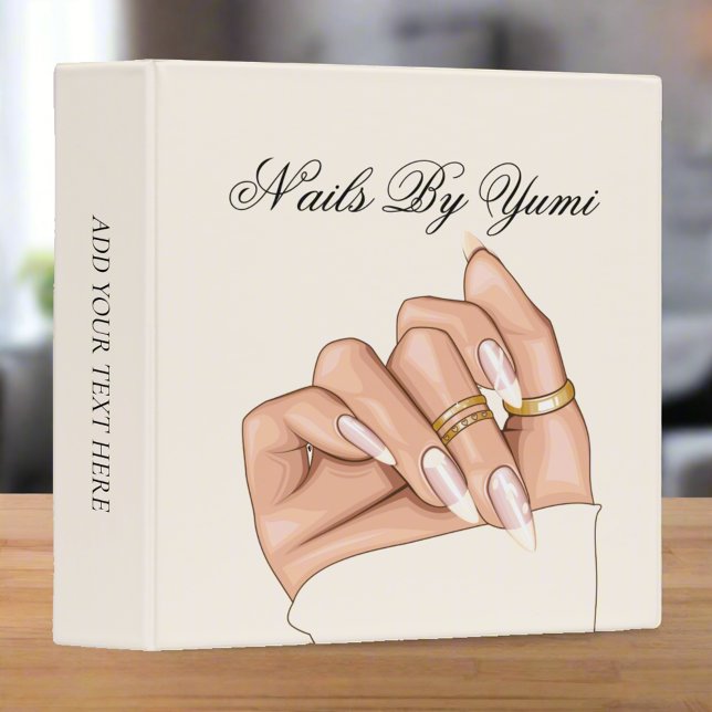 Elegant Chic Nail Artist Salon Manicurist Binder (Creator Uploaded)