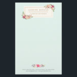 Elegant Chic Pastel Watercolor Floral Boutique Flyer<br><div class="desc">Elegant Chic Pastel Watercolor Floral Boutique Flyer. 
(1) For further customization,  please click the "customize further" link and use our design tool to modify this template. 
(2) If you need help or matching items,  please contact me.</div>