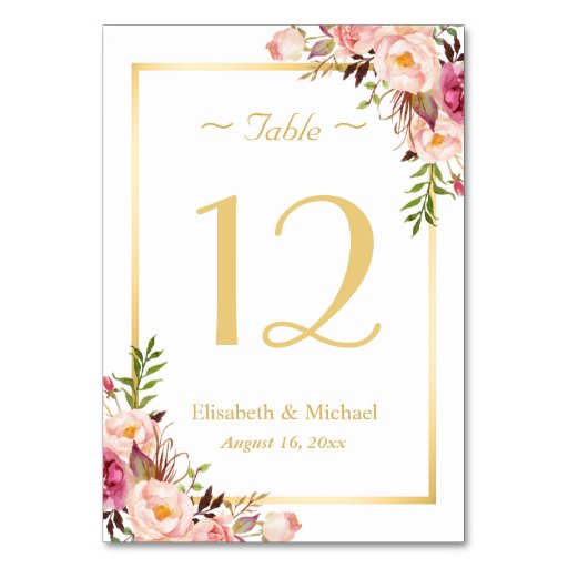 Fresh 100 Number Card Wedding Table