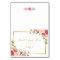 Elegant Chic Pink Floral Wedding Place Card