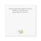 Elegant chic romantic "Thank you" white botanical