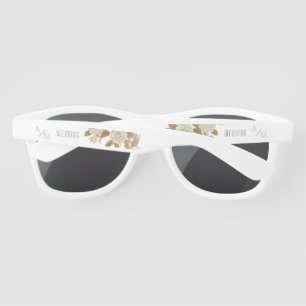 Elegant Chic Rose Monogram Sunglasses