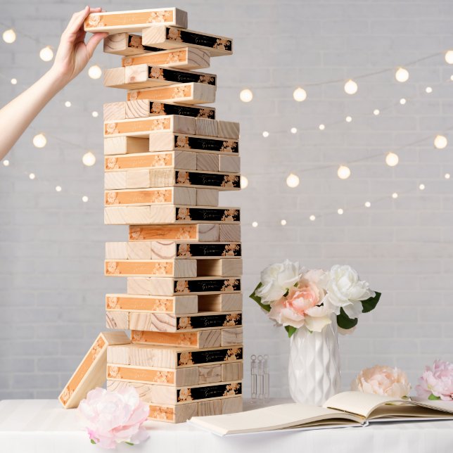 Elegant Chic Rose Wedding  Topple Tower (Wedding)