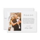 Elegant Chic Script Love Heart Wedding Photo