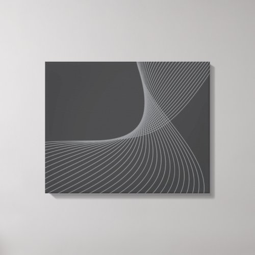 Elegant chic simple modern graphic pattern art canvas print