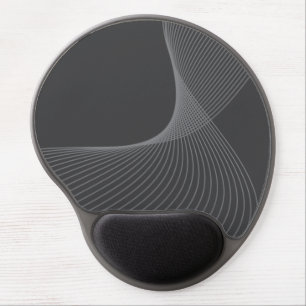 Elegant, chic, simple, modern graphic pattern art gel mouse pad