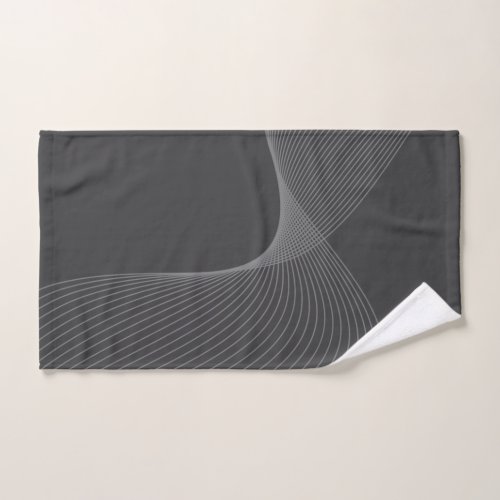 Elegant chic simple modern graphic pattern art hand towel 