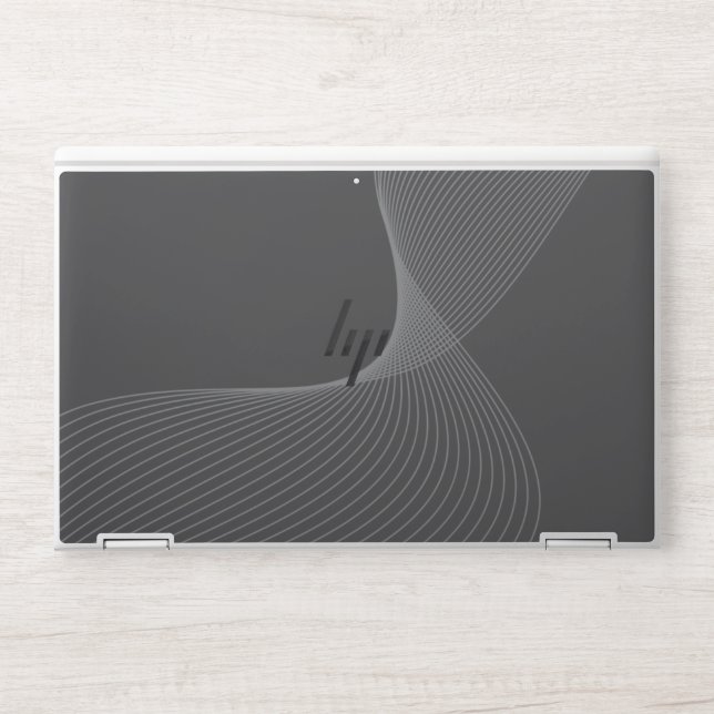 Elegant, chic, simple, modern graphic pattern art HP laptop skin (Front)