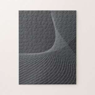 Elegant, chic, simple, modern graphic pattern art jigsaw puzzle