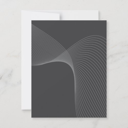Elegant chic simple modern graphic pattern art note card