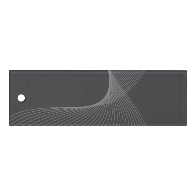 Elegant, chic, simple, modern graphic pattern art ruler (Front)