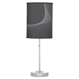 Elegant, chic, simple, modern graphic pattern art table lamp