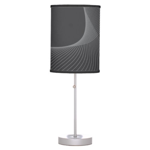 Elegant chic simple modern graphic pattern art table lamp