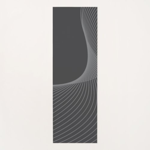 Elegant chic simple modern graphic pattern art yoga mat
