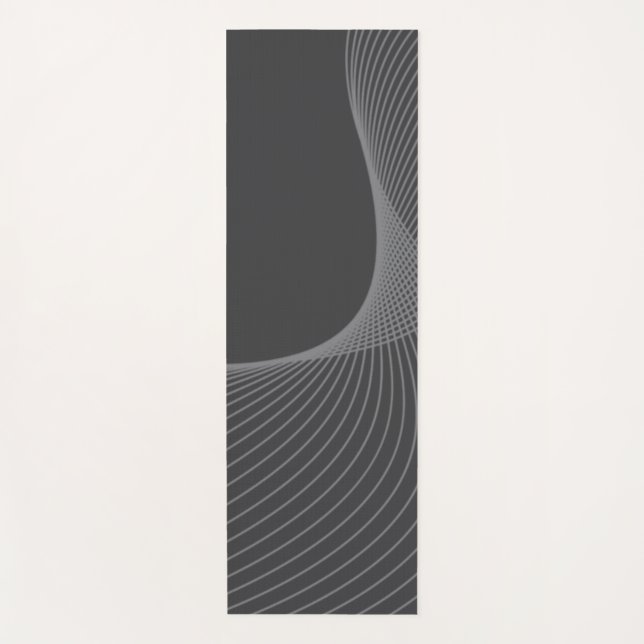 Elegant, chic, simple, modern graphic pattern art yoga mat (Front)