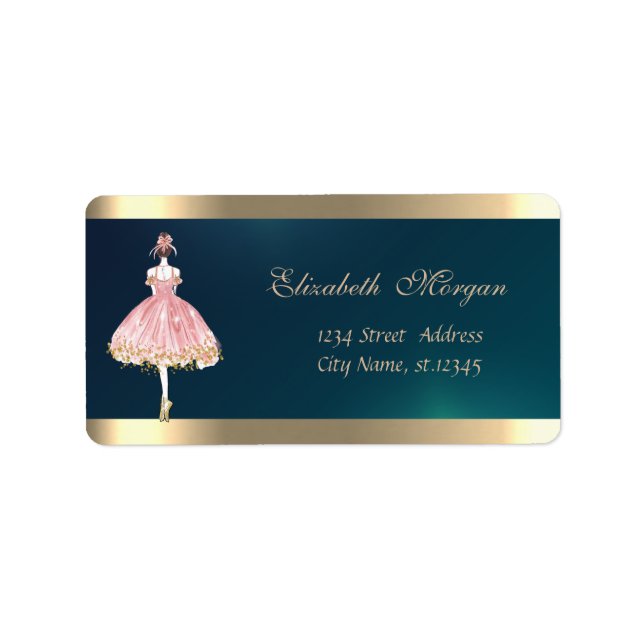 Elegant Chic  Sophisticated,Ballerina  Green  Label (Front)