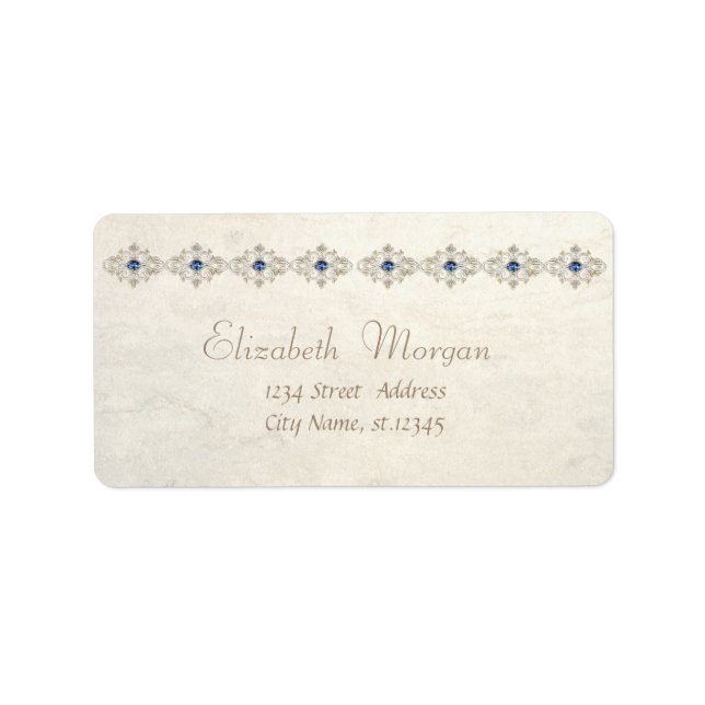 Elegant Chic  Sophisticated Label (Front)