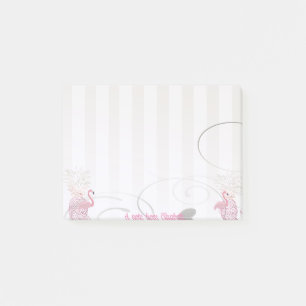 Elegant Chic  Stylish Girly ,Flamingos , Pineapple Post-it Notes