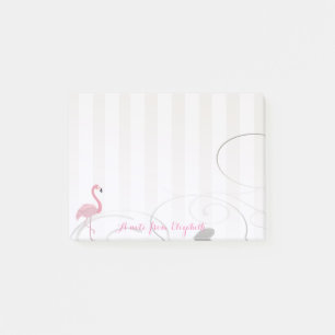 Elegant Chic  Stylish Girly , Pink Flamingo Post-it Notes