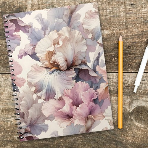 Elegant Chic Unique Modern Floral Pink Blush  Notebook