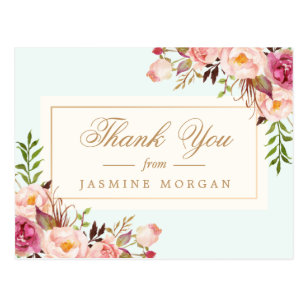 postcard thank you