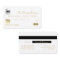 Elegant Chic White Gold Luxury Credit Card Logo