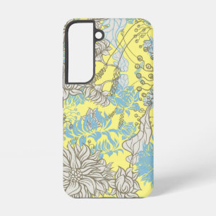 Elegant Chic Wildflower Yellow  Samsung Galaxy S22 Case