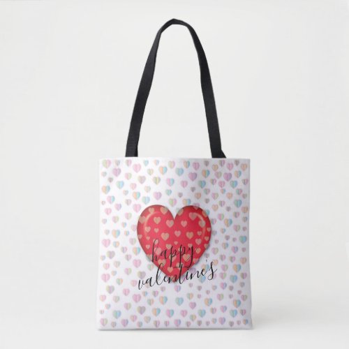 Elegant Chick Valentines Gift Bag with Heart