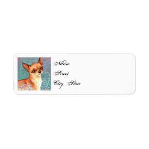 Elegant Chihuahua Label