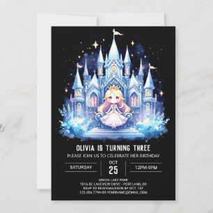 Elegant Children Princess Birthday Invitation