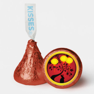 Elegant Chinese New Year Rabbit Gold Lanterns Hershey®'s Kisses®