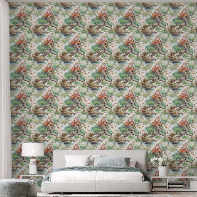 Elegant Chinese Wallpaper Wallpaper (Bedroom)