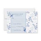 Elegant Chinoiserie Blue and White Floral Wedding