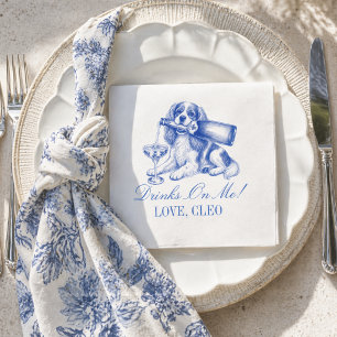 Elegant Chinoiserie King Cavalier Wedding Napkins