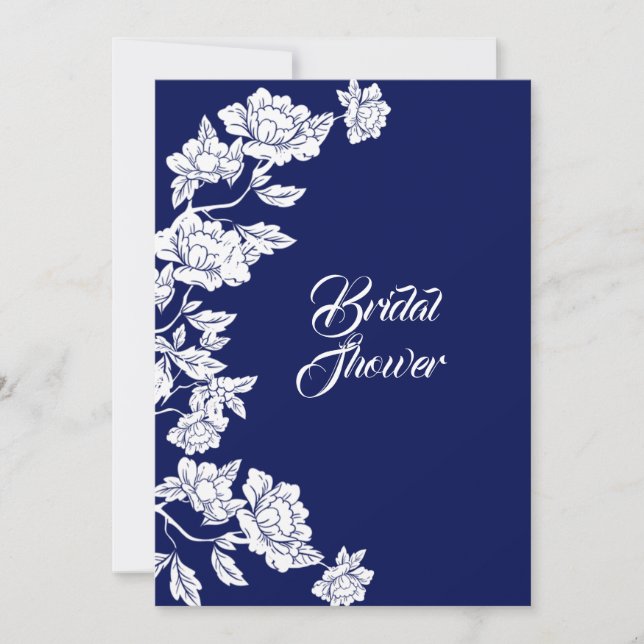 Elegant Chinoiserie Style Invitation (Front)