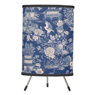 Elegant Chinoiserie Tripod Lamp