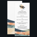 Elegant Chinoiseries Asian Wedding Menu<br><div class="desc">Beautiful menu cards to compliment your table settings at your wedding or next dinner party. Add your custom wording to this design by using the "Edit this design template" boxes on the right hand side of the item, or click the blue "Customize it" button to arrange the text, change the...</div>