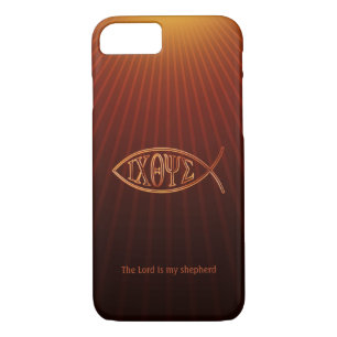 Elegant Christian Fish Symbol Ichthys iPhone 8/7 Case