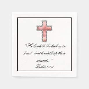 Elegant Christian Sympathy Napkins