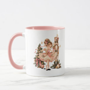 Elegant Christmas Ballerina & Nutcracker Mug – Pin