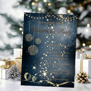 Elegant Christmas Balls,Christmas Party Invitation