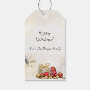 Elegant Christmas Balls,Present Gift Tags
