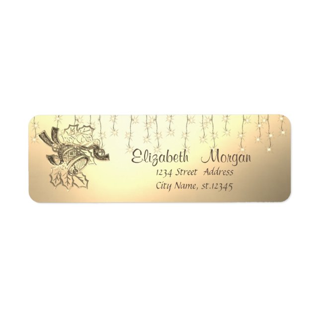Elegant ,Christmas Bell,Christmas Lights,Gold Label (Front)