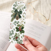 Elegant Christmas Botanical Pattern