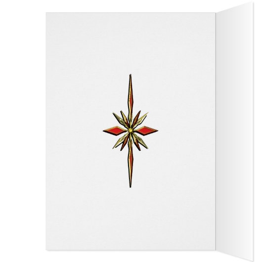 Elegant Christmas card (Inside (Left))