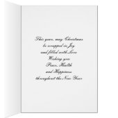 Elegant Christmas card (Inside (Right))