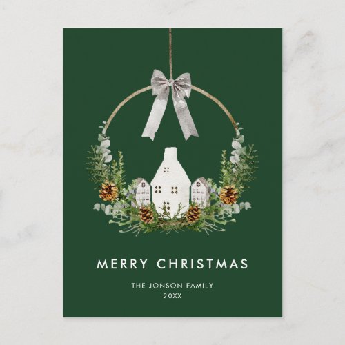 Elegant Christmas Composition Company Holiday Postcard