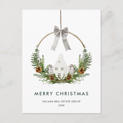 Elegant Christmas Composition Company Holiday Postcard